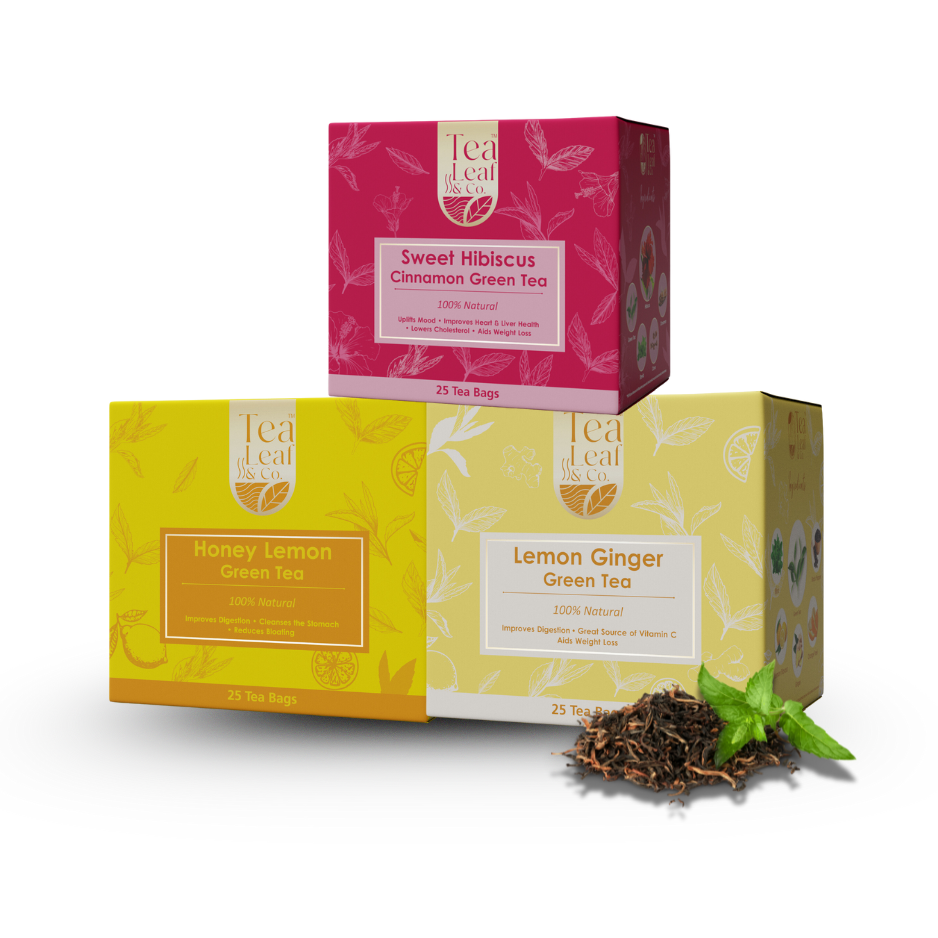 Green Tea Set (Pack of 3) - 75 Tea Bags