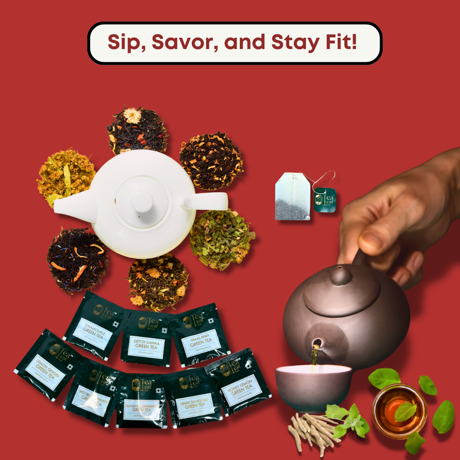 green tea and matcha