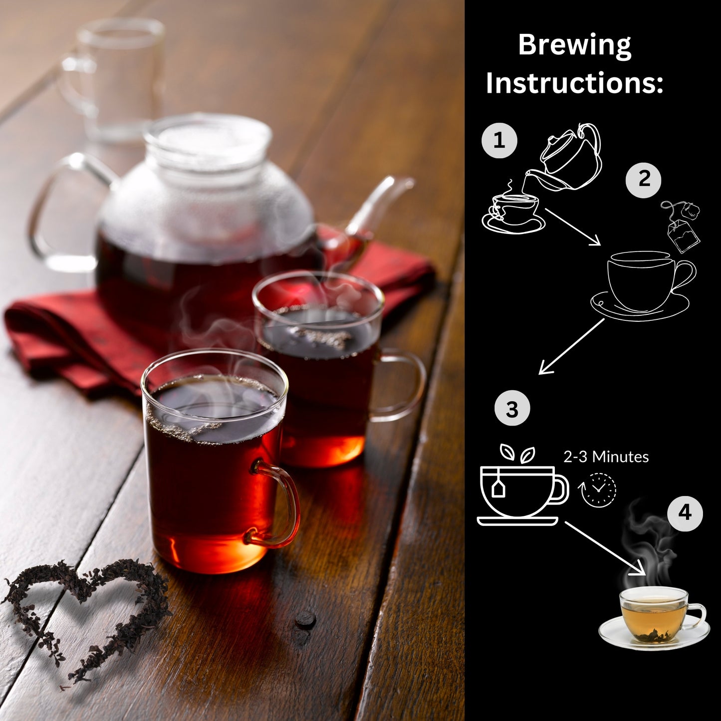 Earl Grey Black Tea with Vitamin C High Energy & Sugar Levels 25 Tea Bags Pack of 1