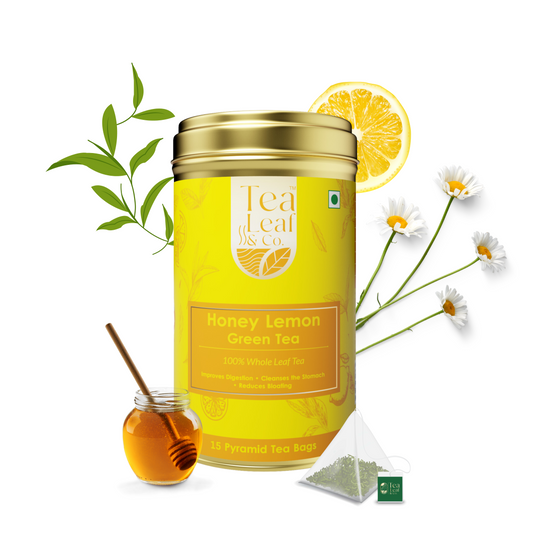 Honey Lemon Green Tea - 15 Pyramid Tea Bags