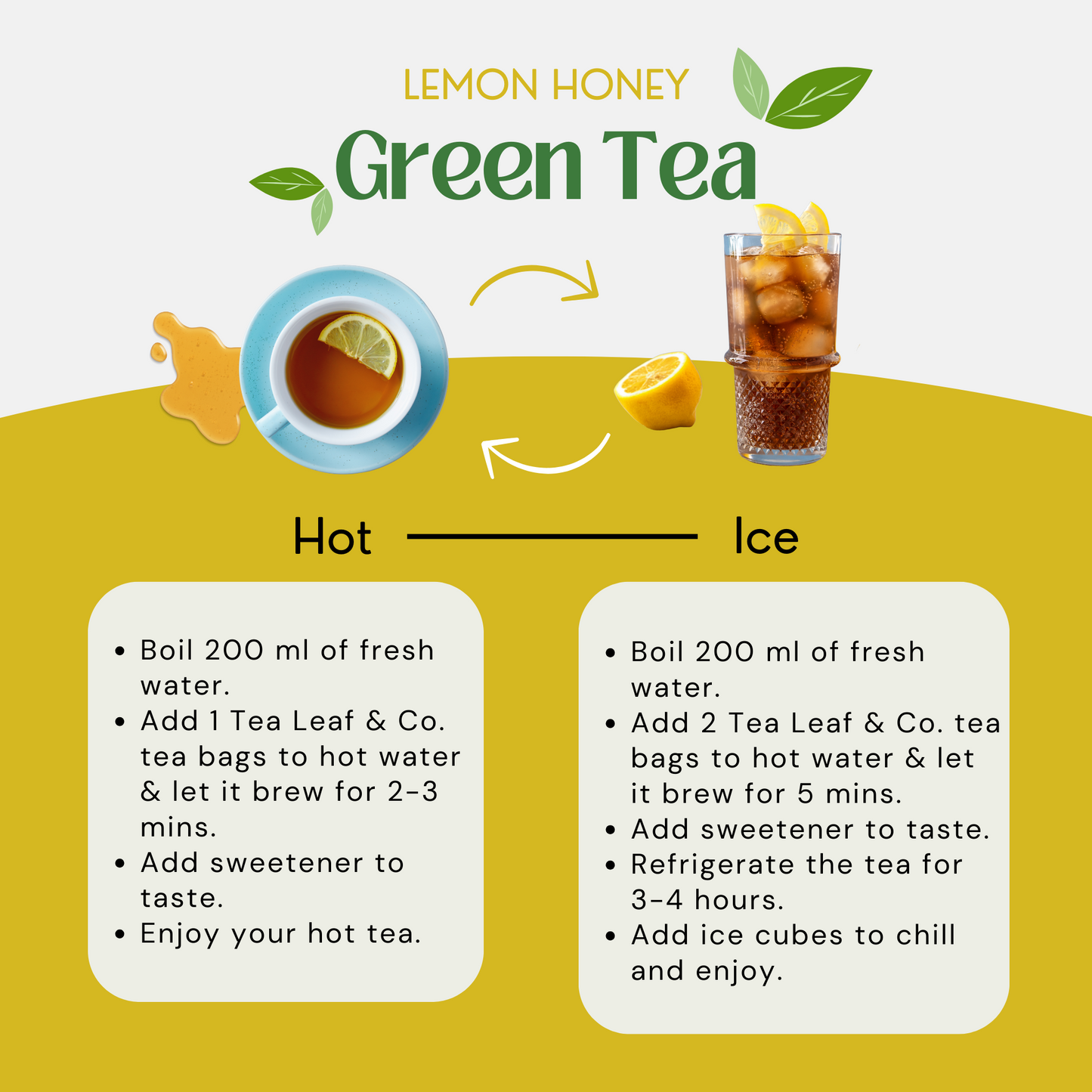 Honey Lemon Green Tea - 25 Tea Bags