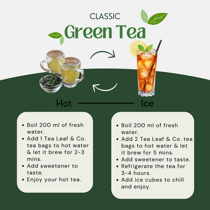 Himalayan Green Tea - 15 Pyramid Green Tea Bags