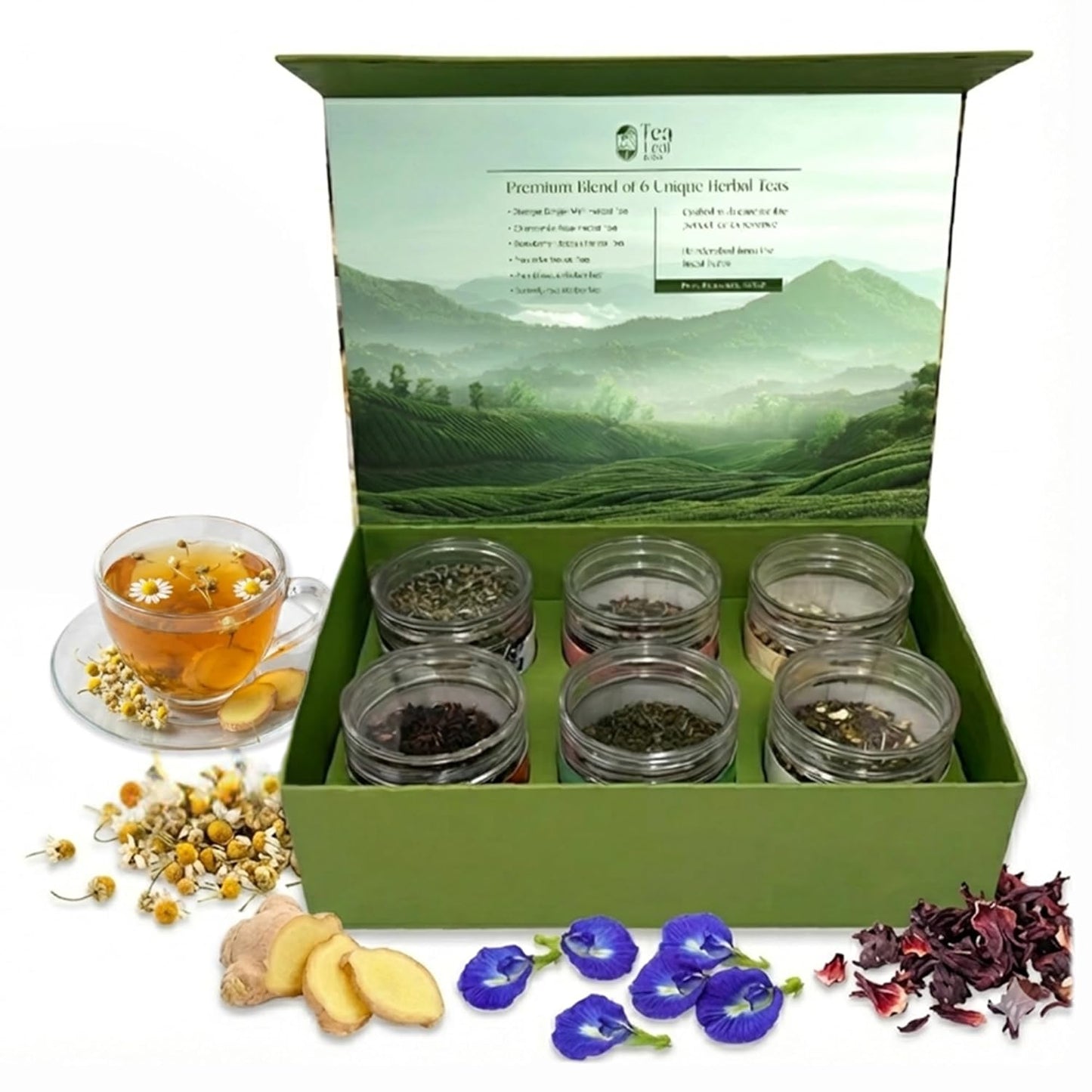 Herbal Tea Gift Box (Pack of 6)