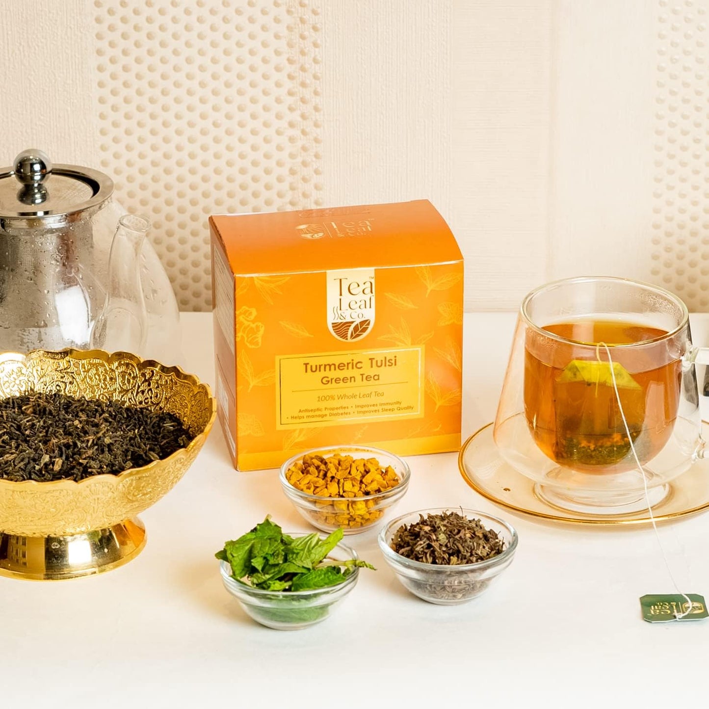 Turmeric Tulsi Green Tea - 25 Tea Bags