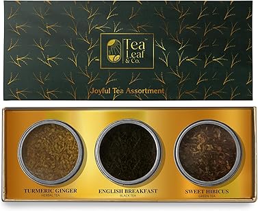 Joyful Tea Assortment  Luxury Tea Sampler Gift Box Premium Tea Blends