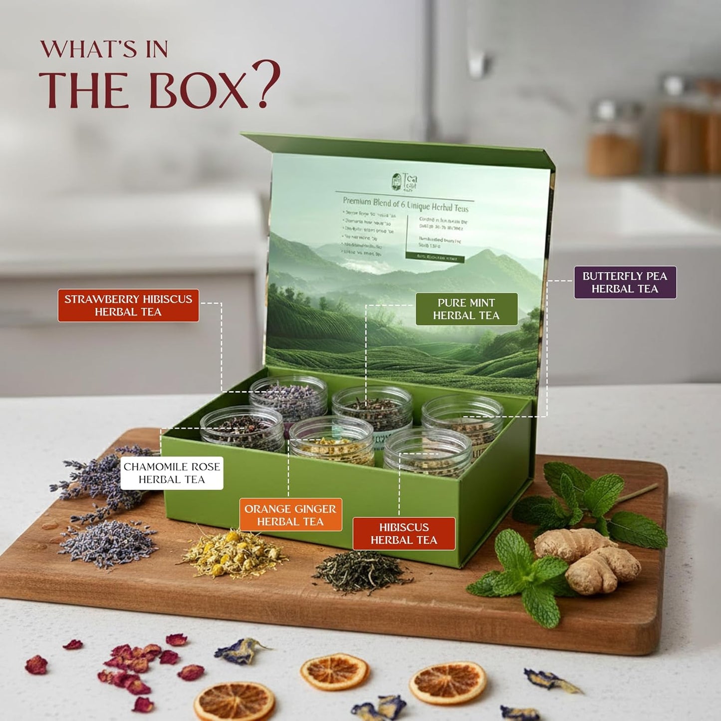 Herbal Tea Gift Box (Pack of 6)