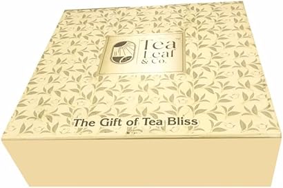 Gift of Tea Bliss  Exclusive 4 Flavor Tea Gift Set in Elegant Packaging