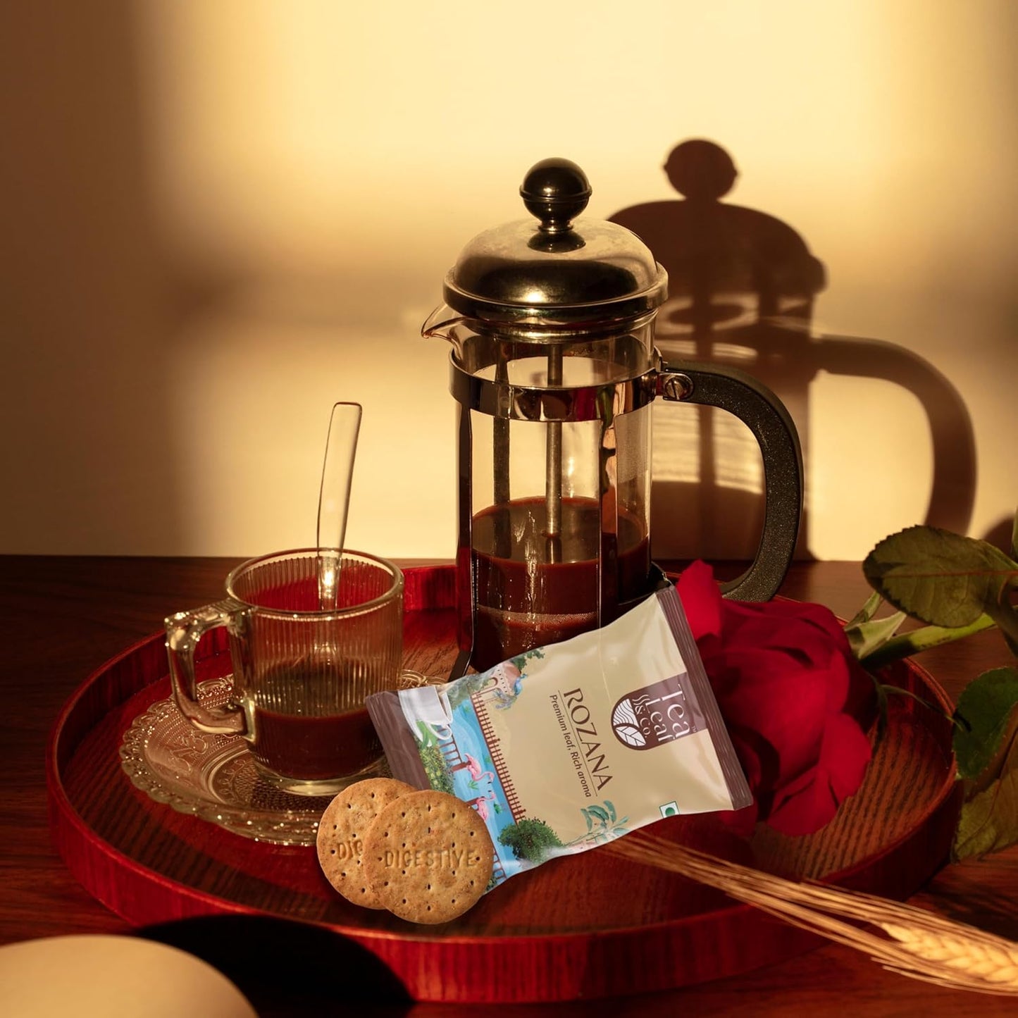 Rozana Premium CTC Black Tea Strong & Bold Flavor Fresh Loose Leaf for a Robust Morning Energy Boost 250g Pack