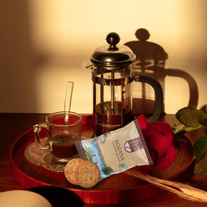 Rozana Premium CTC Black Tea Strong & Bold Flavor Fresh Loose Leaf for a Robust Morning Energy Boost 250g Pack