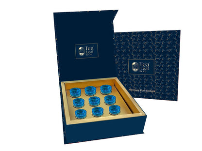 Harmony Pure Delight Gift Box with premium loose leaf teas, perfect for gifting and relaxation