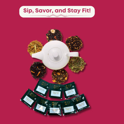 Green Tea Set (Pack of 3) - 45 Pyramid Tea Bags