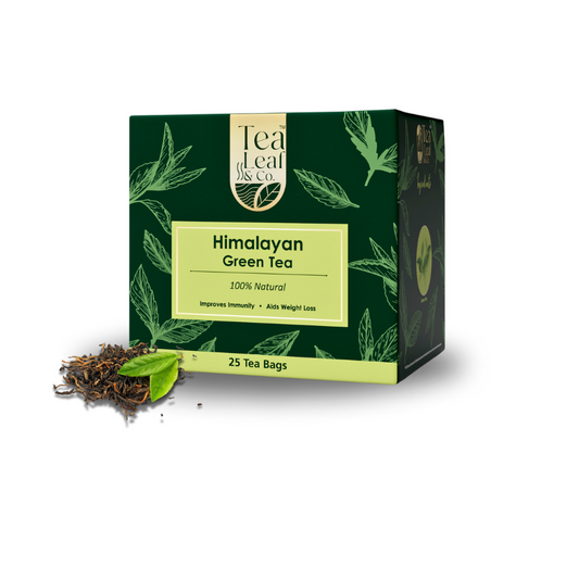 Himalayan Green Tea Refreshing Mountain Fresh Flavour Immunity Boost Made in India 25 Tea Bags Pack of 1