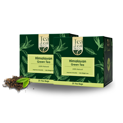 Himalayan Green Tea for Immunity & Senses Refreshing Natural Flavour 25 Tea Bags Pack of 2