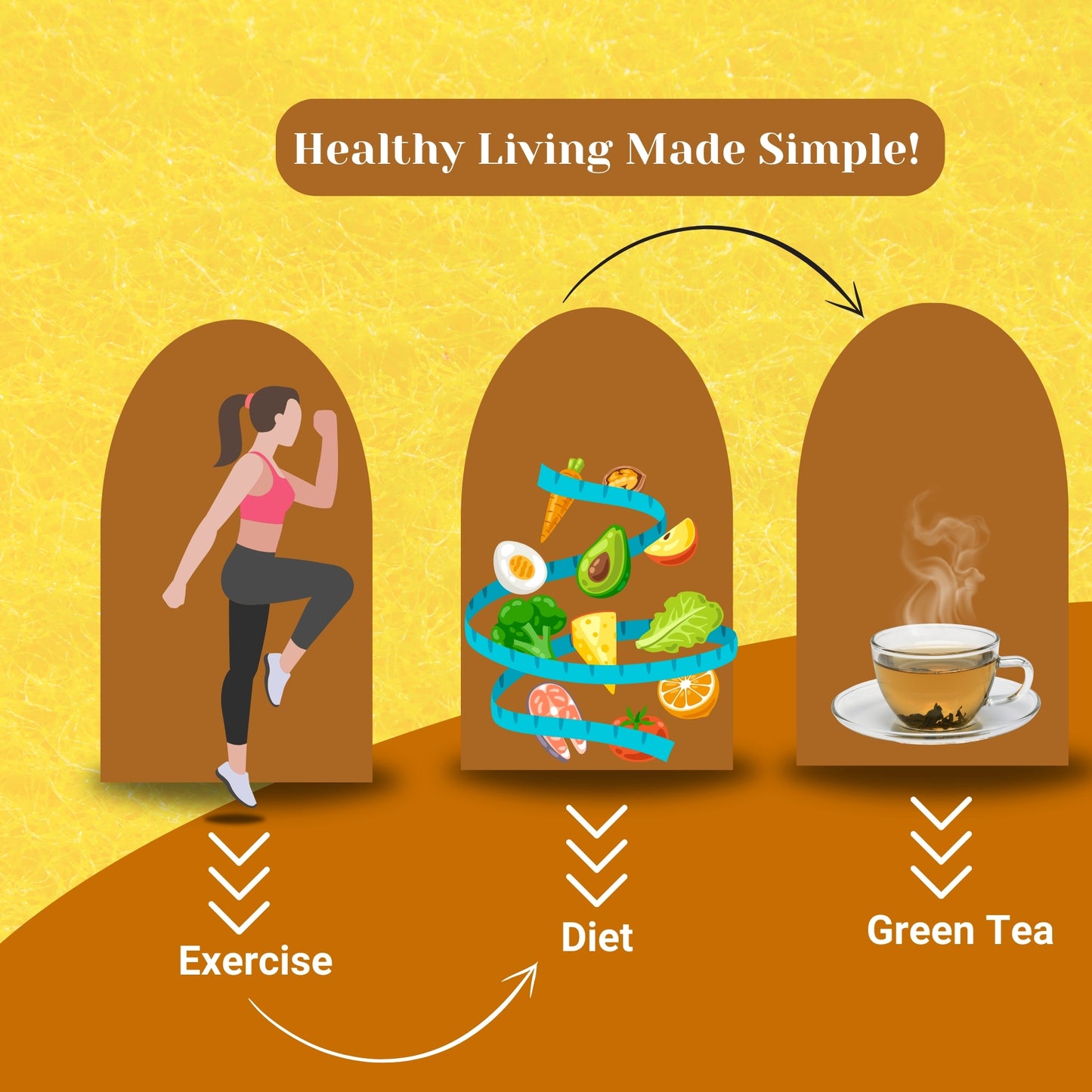 Lemon Ginger Green Tea & Vitamin C Rich Natural Tea 15 Pyramid Tea Bags Pack of 1