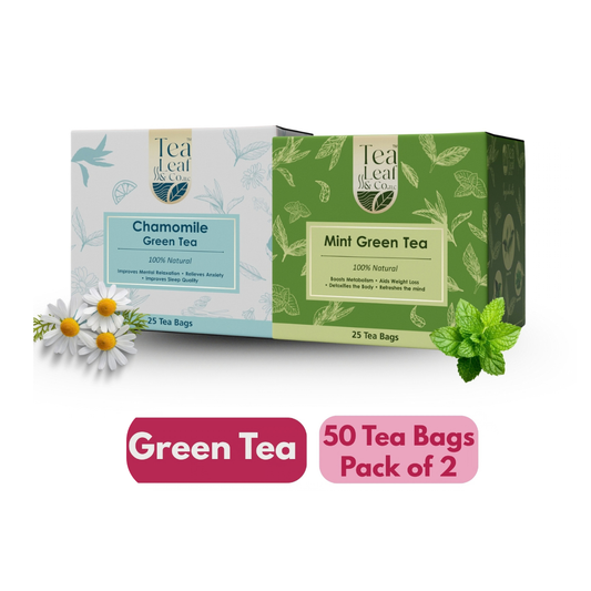 Mint Fresh & Chamomile Calm Green Tea