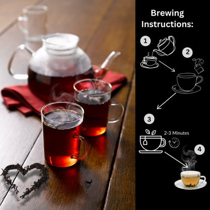 Earl Grey Black Tea with Vitamin C High Energy & Sugar Levels 25 Tea Bags Pack of 1